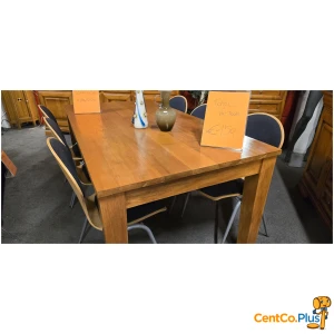 tafel in massief teak