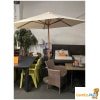 Parasol met Houten Frame