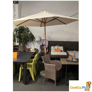 Parasol met Houten Frame