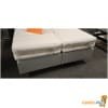 Boxspring in grijze stof