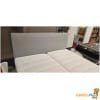 Boxspring in grijze stof