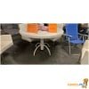 ronde metalen tafel