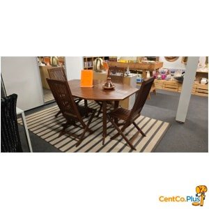 tuinset met tafel en 4 stoelen