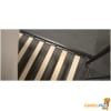 zwart metalen bed