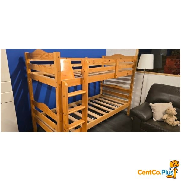 Houten stapelbed