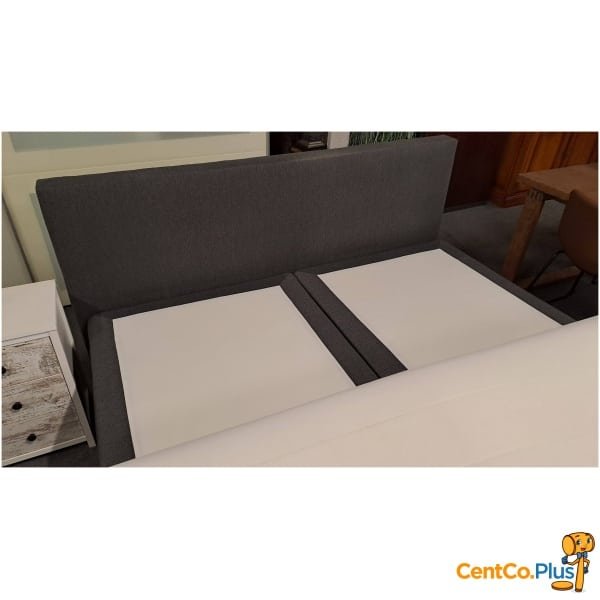 Bedbodem in grijze stof