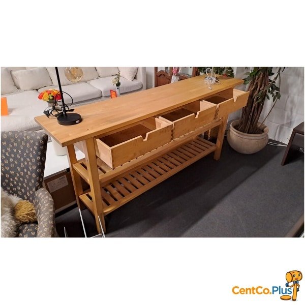 Houten keukenwerktafel