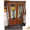 Vintage vitrinekast in Louis XV