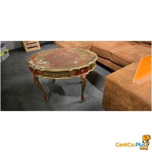 Antiek ovaal salontafeltje