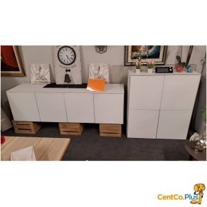 Hoogglans Hangdressoir en Barkast