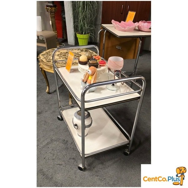 Vintage serveerwagen