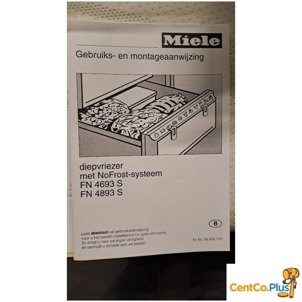 Miele diepvrieskast No Frost met 7 lades