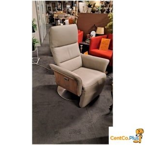 Elektrische lederen relaxzetel