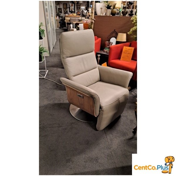 Elektrische lederen relaxzetel