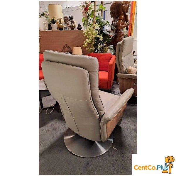 Elektrische lederen relaxzetel