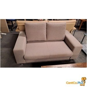 Stevige stoffen tweezitbank