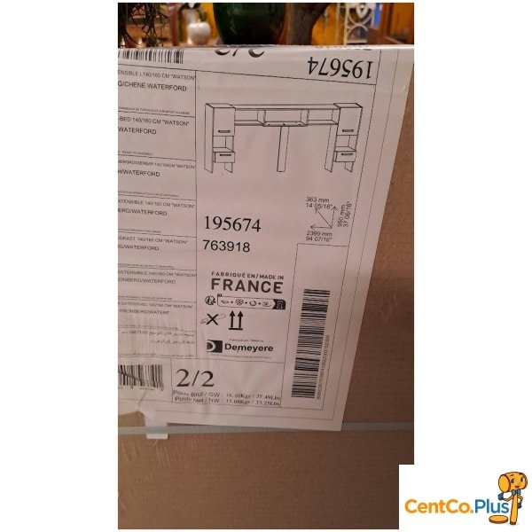 Modern tweepersoonsbed