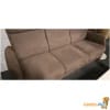 salon in bruine nubuck stof