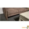 salon in bruine nubuck stof