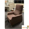 salon in bruine nubuck stof