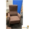 salon in bruine nubuck stof