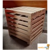 Houten bijzettafel kubus