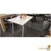 Witte opvouwbare campingtafel