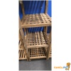 Hoge houten étagère