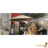 Beige parasol met draaisysteem