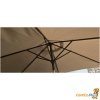 Beige parasol met draaisysteem