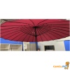 Roze parasol met draaisysteem
