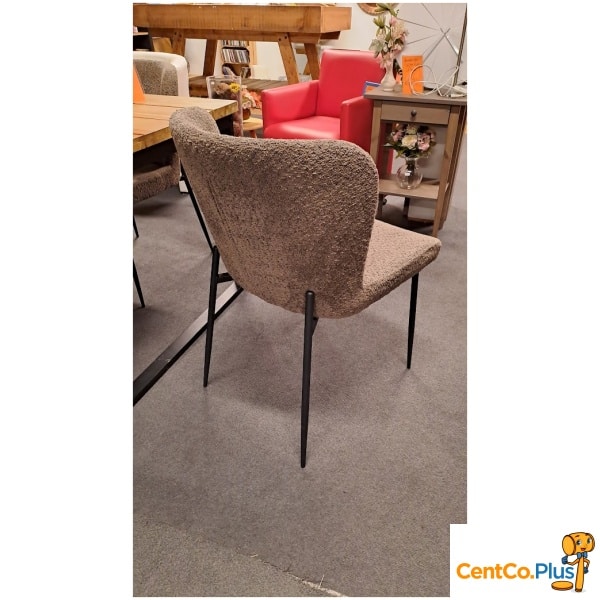 Bouclé Eetkamerstoelen