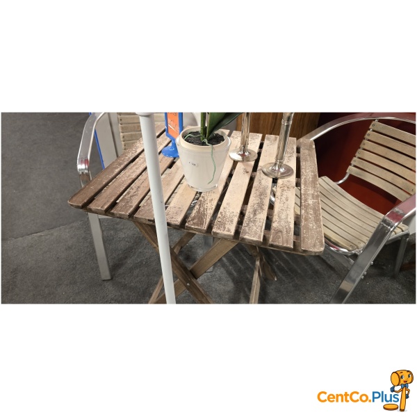 Tuinset in teaklook