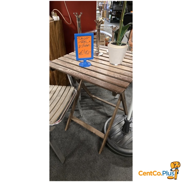 Tuinset in teaklook