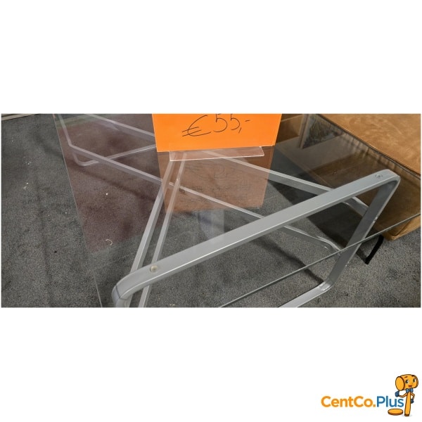 Salontafel met glazen blad