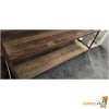 Muurtafel teak & smeedijzer