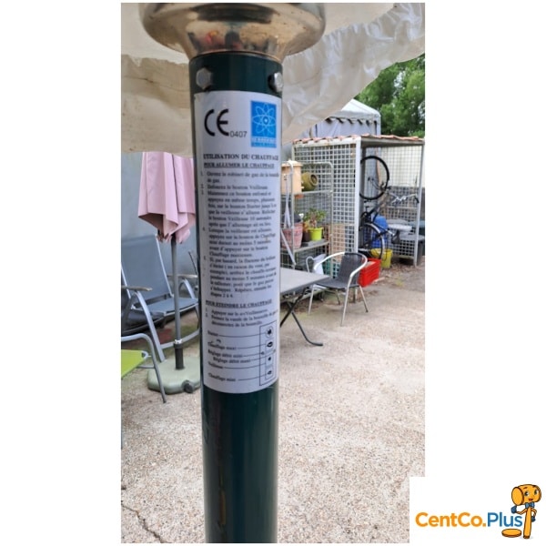 Terrasverwarmer op gas