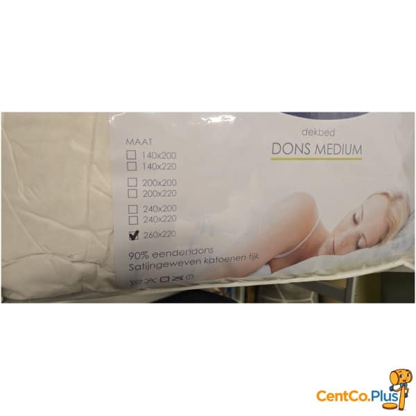 Formi Sleep donzen dekbed Medium 260 x 220 cm