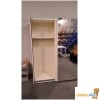 Witte kleerkast met spiegel