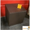 Opbergbox in bruine lederlook
