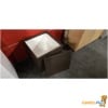 Opbergbox in bruine lederlook