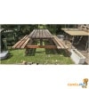 Houten picknicktafel