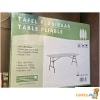 Plooibare tafel 181 x 75 cm