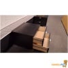 Set van 2 zwarte nachttafels