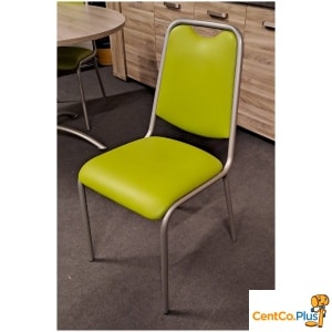 4 groene eetkamerstoelen