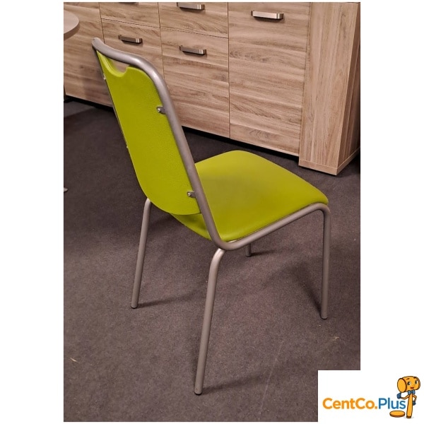 4 groene eetkamerstoelen