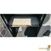Kunststof tuinkast met houten legplank