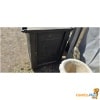 Kunststof tuinkast met houten legplank