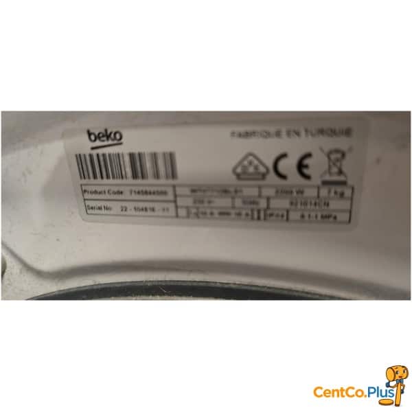Beko wasmachine 7 kg