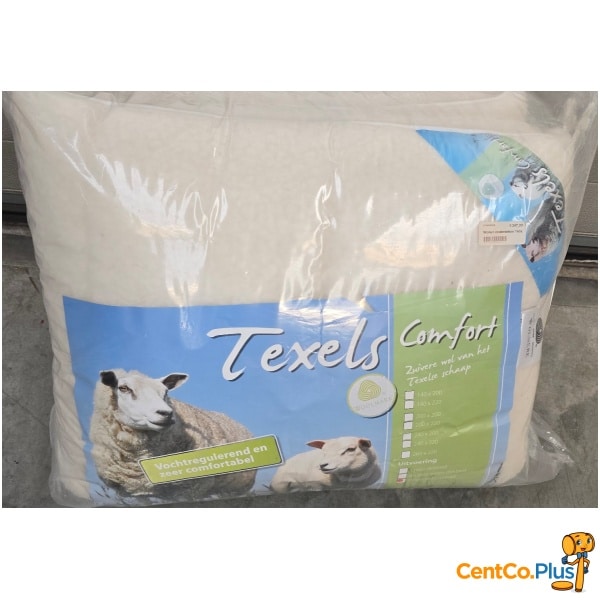 Texels wollen onderdeken 160 x 200